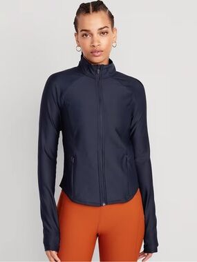 Old Navy Active PowerSoft Full Zip Go-Dry Jacket